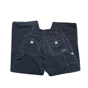 VTG Masters of Architectural Clothing Wide Leg Baggy Pants 28 Y2K 90s Rave MAC